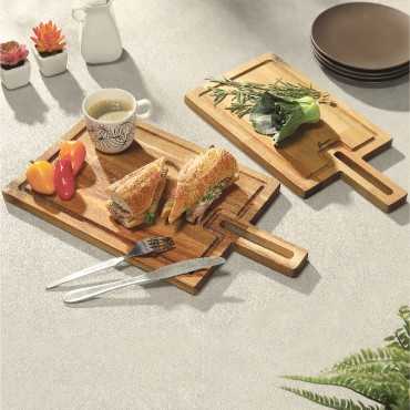 SQUARE HANDLE FOOD TRAY 40CM